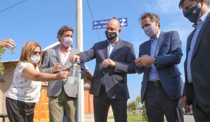 Inauguran una obra de agua trascendental para Casilda