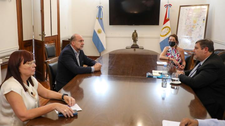 Cumbre entre Perotti y el rector de la UNL