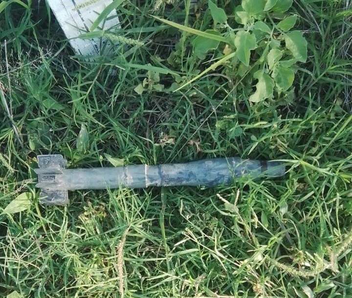 Fueron a pescar y hallaron un cohete de guerra