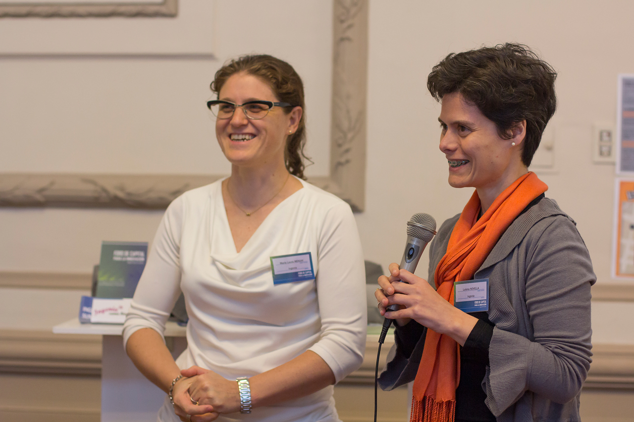 Las premiadas por su innovador trabajo.