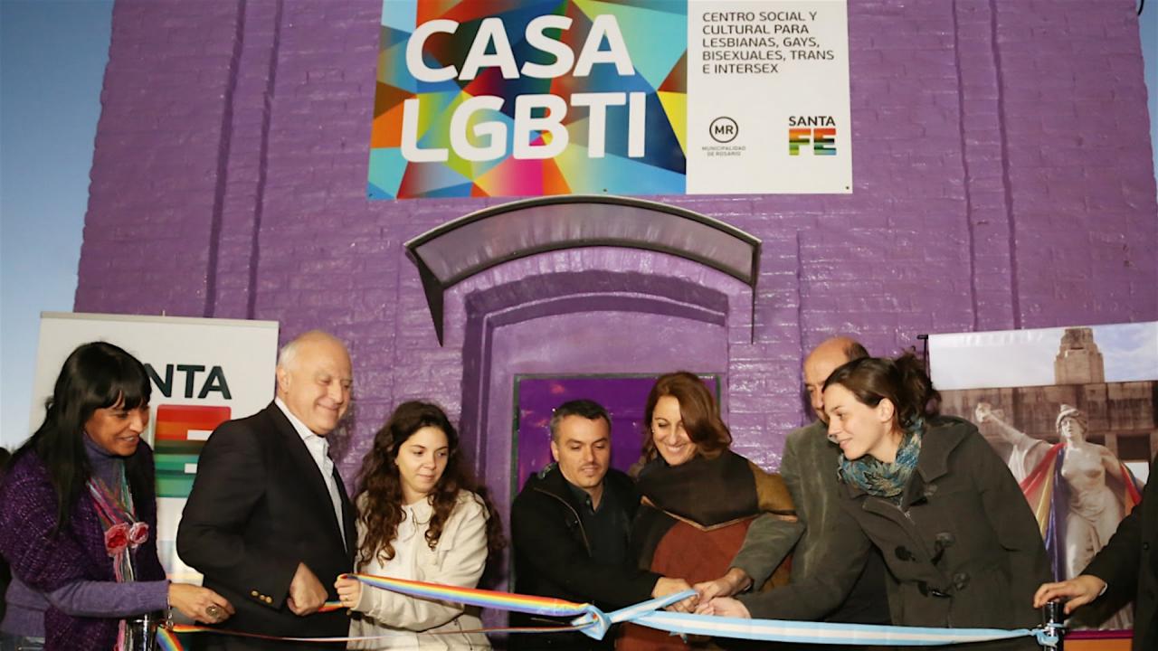 Abrió en Rosario la primera Casa LGBTI de Argentina