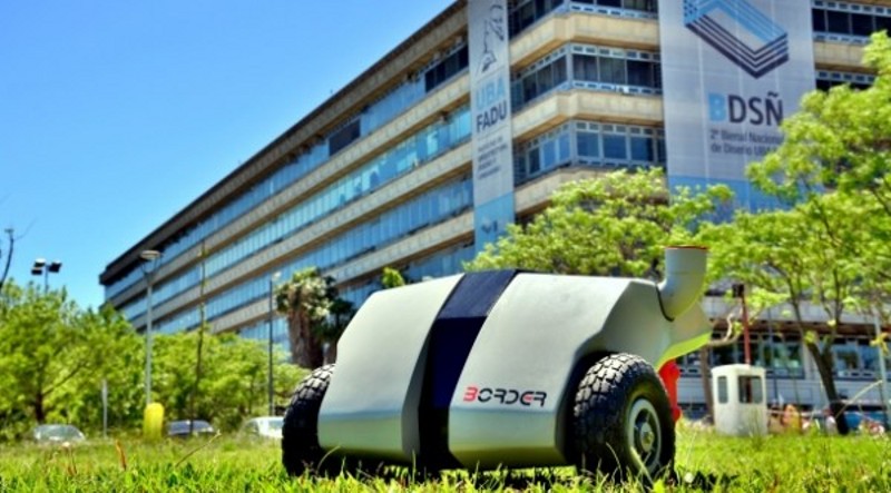 Estudiantes diseñan máquina autónoma para pintar terrenos