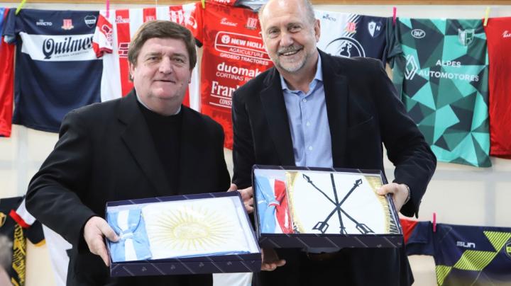 Liga Rafaelina de Fútbol: Perotti en los festejos por los 100 años