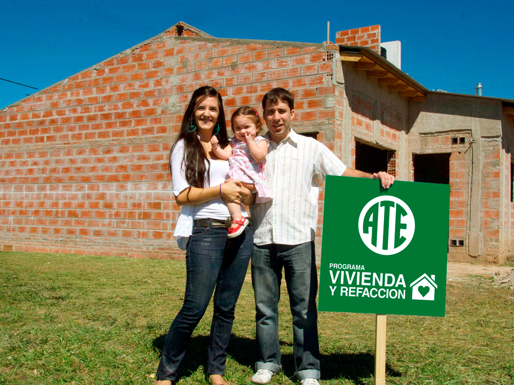 ATE hace realidad el sueño de la casa propia