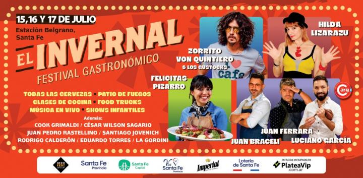 Llegó El Invernal, el festival gastronómico más grande de Santa Fe