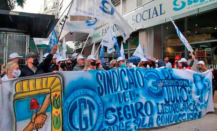 Aumento para trabajadores del seguro: 78,74% para 2022