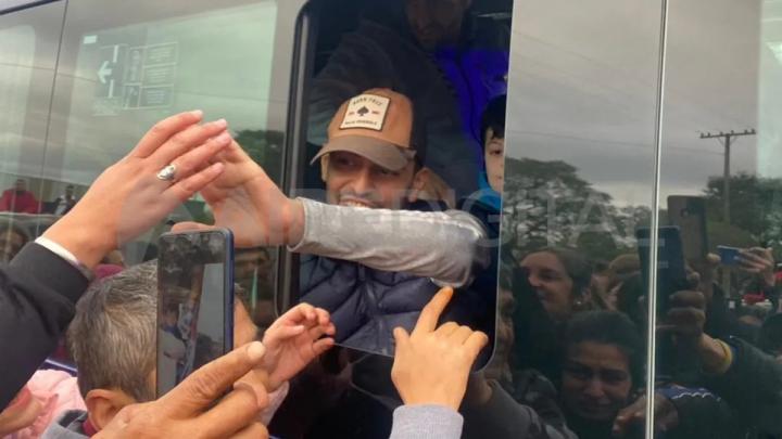 Emoción en San Javier por el regreso del policía Gabriel Sanabria