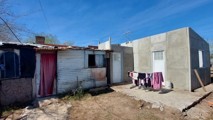 Construyeron 400 casas donde antes había ranchos