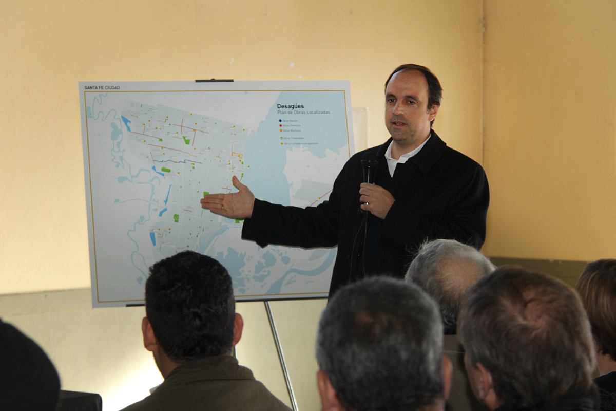 Corral: “Todas las obras hídricas están en marcha” 