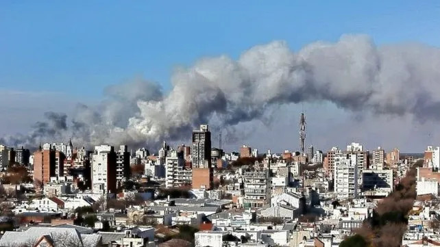 Incendios en las islas: Perotti pidió la intervención de las FF.AA. 