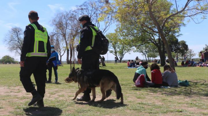 Custodian las calles de Rosario por el Día de la Primavera