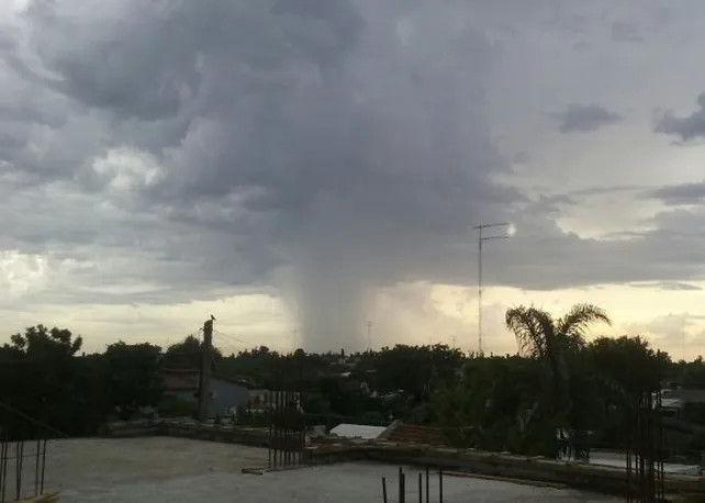 Los coletazos de la tormenta afectaron a Santa Fe