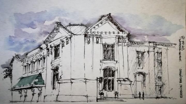 Festival de Dibujo en la Estación Belgrano de Santa Fe