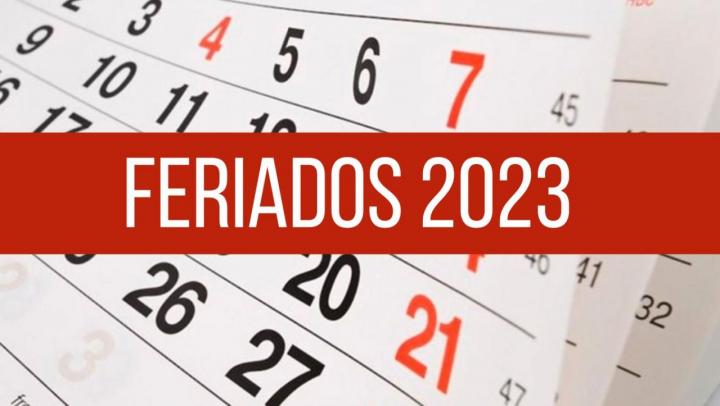 Habrá 19 feriados durante 2023