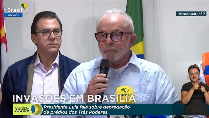 Lula da Silva decretó la intervención federal a Brasilia
