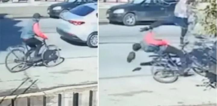 Le robó la bici a un jubilado y lo derribaron con una patada voladora