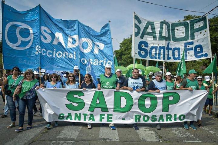 Sadop adhiere y será total el paro docente en Santa Fe