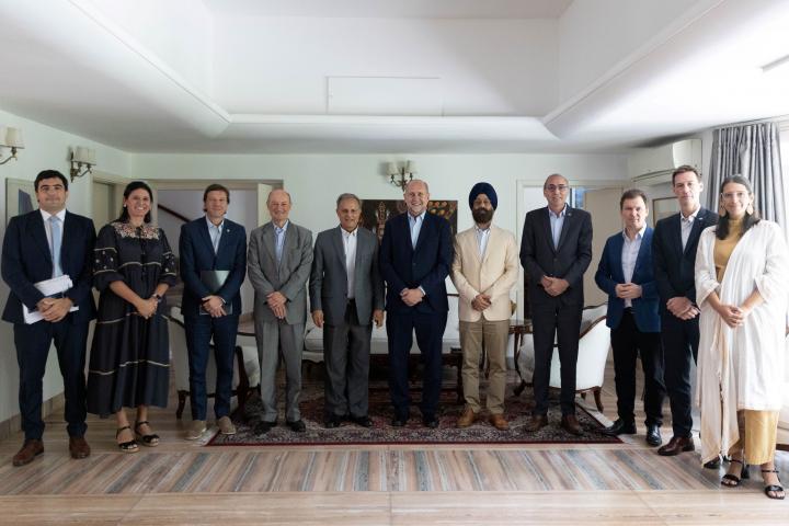 Perotti sigue en la India con “la agenda de alto perfil”