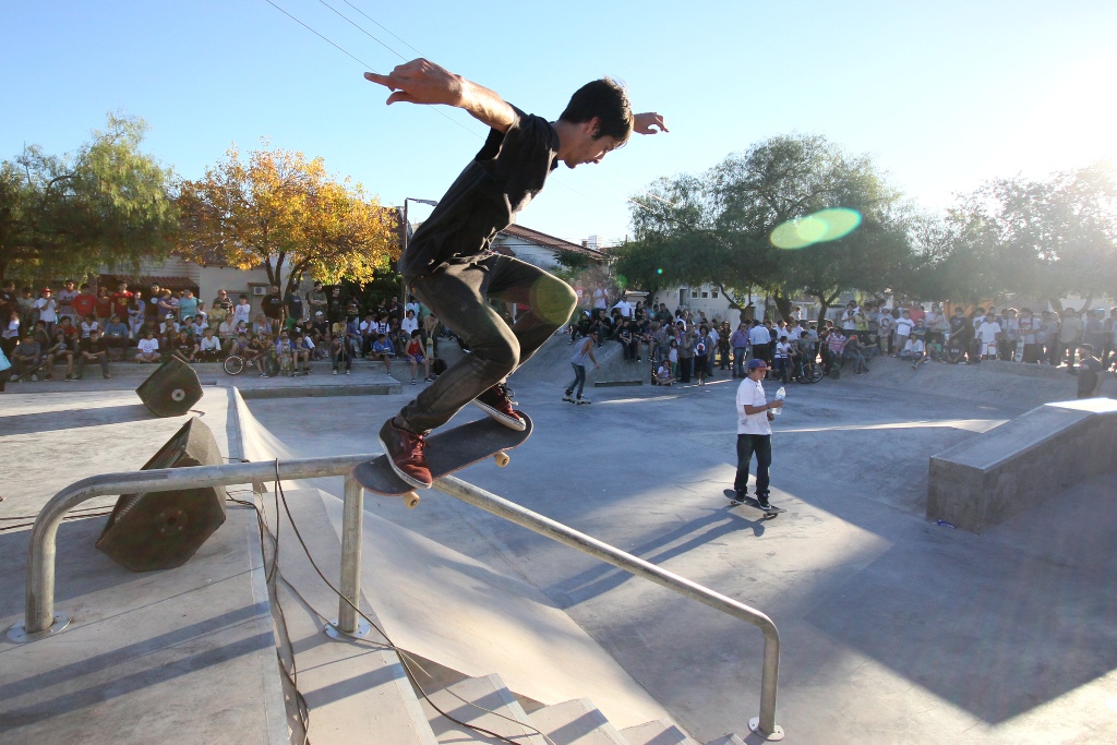 Los skaters santafesinos celebran su día