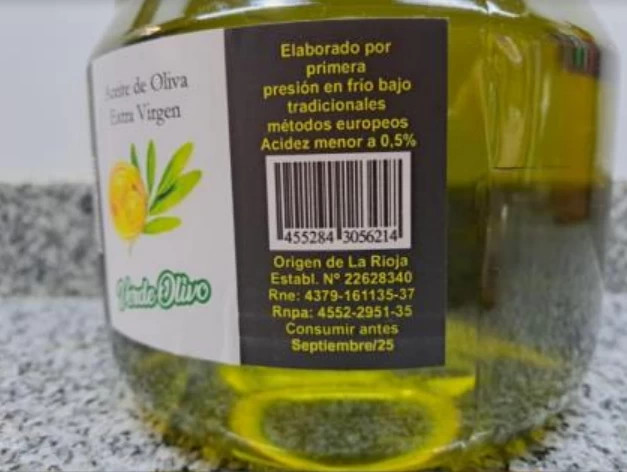 Prohíben la venta de un aceite de oliva