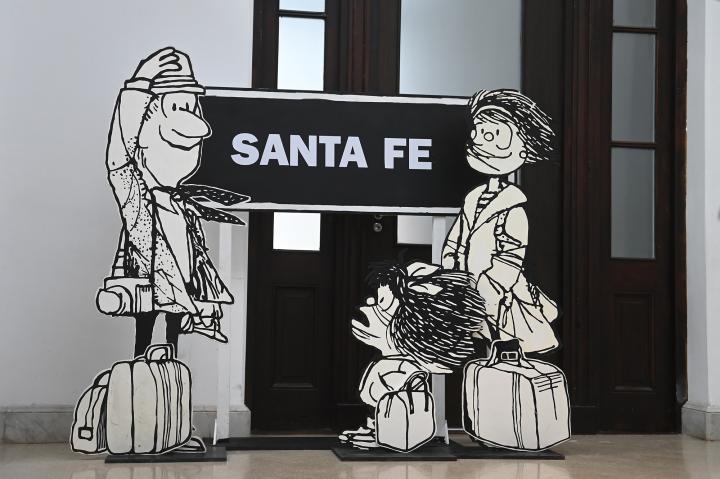 La muestra “El mundo según Mafalda” es un éxito en Santa Fe