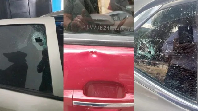 Atacaron autos a balazos en el ingreso a la ciudad de Santa Fe