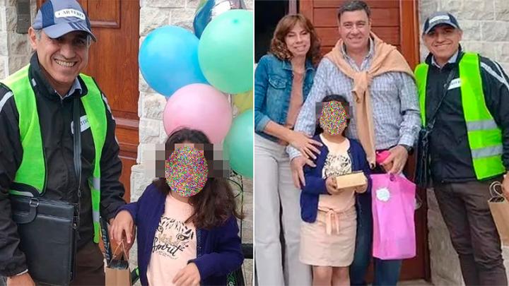 Un juez se disfrazó de cartero para confirmarle la adopción a una nena