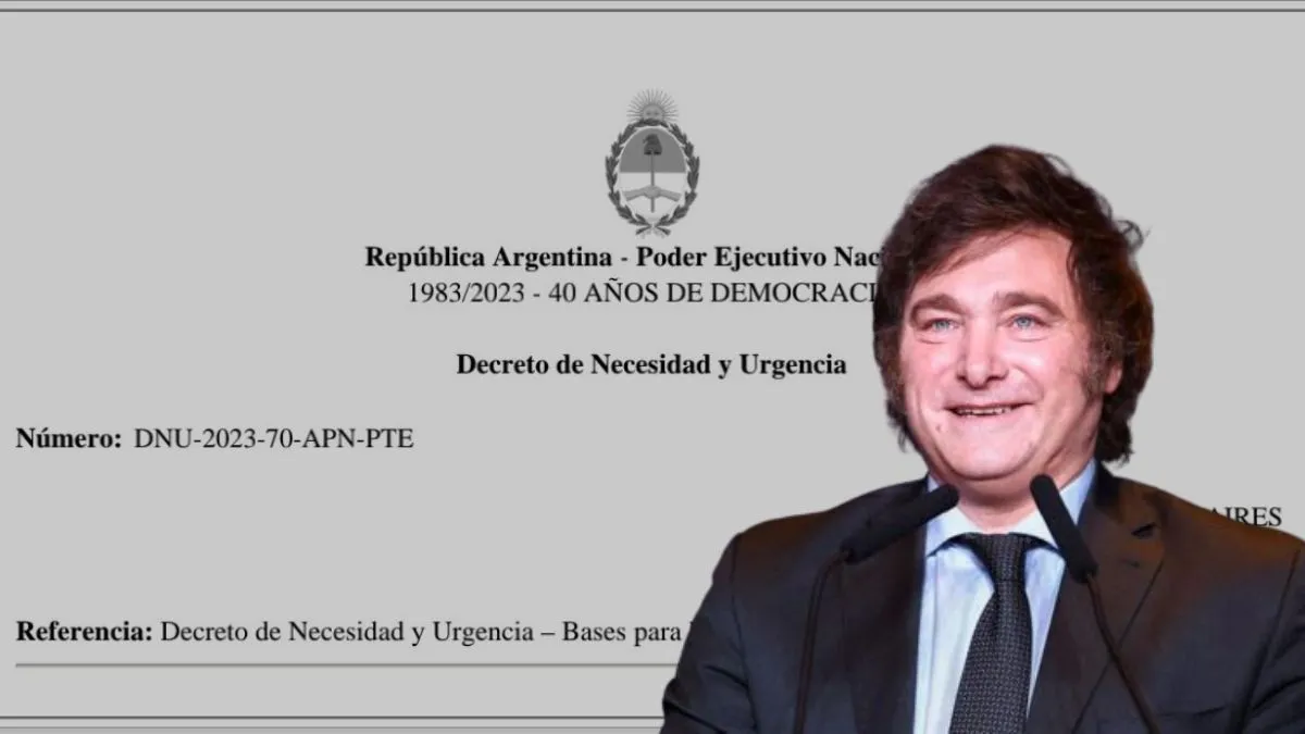 Entró en vigencia el DNU que cambia la vida de los argentinos