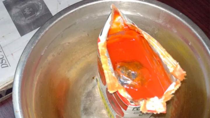 Abuela llevó un puré de tomate con drogas a su nieto preso