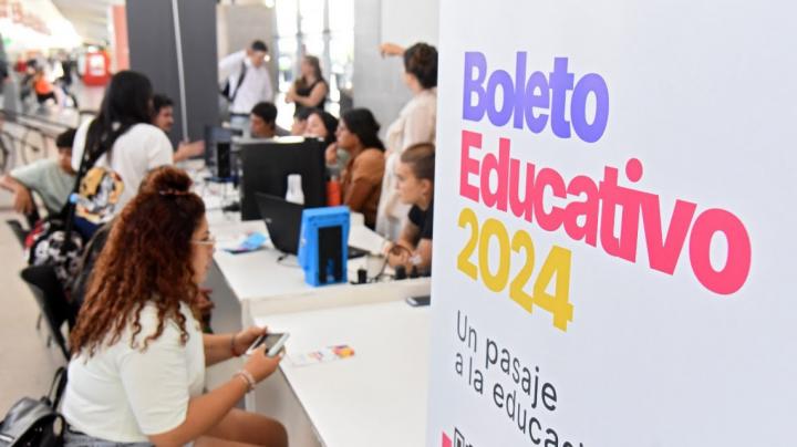 Boleto Educativo: más de 200.000 inscriptos en solo un mes