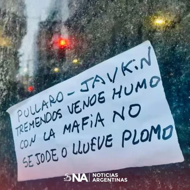 Amenazan de nuevo a Pullaro y al intendente de Rosario