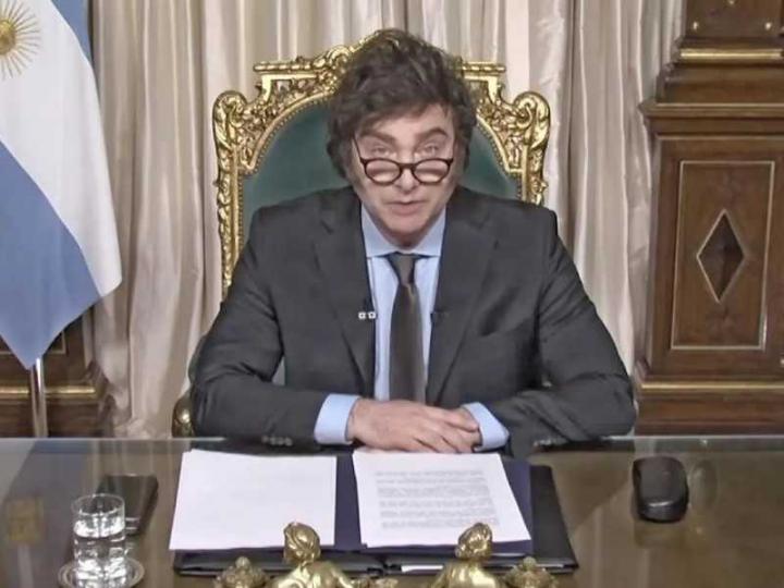 Milei habló de “la nueva era de prosperidad de la Argentina”  