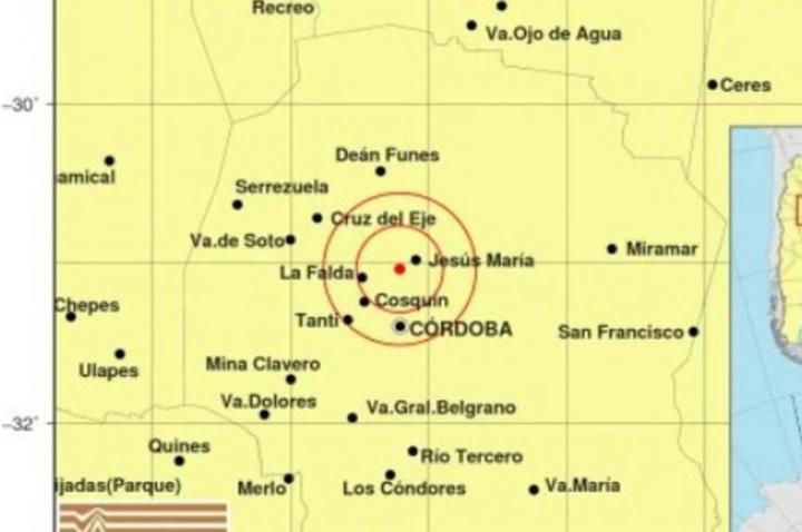 Tembló Córdoba y el sismo se sintió en varias ciudades