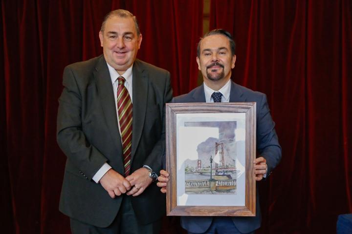 El intendente de Santa Fe recibió al embajador de Francia