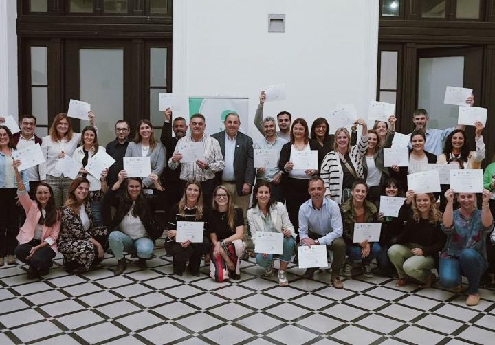 Poletti en el acto de cierre del curso sobre política y territorio