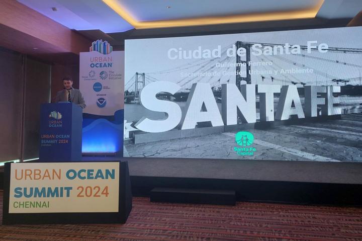 Santa Fe Capital, la única ciudad de Argentina en la Cumbre de Océano Urbano