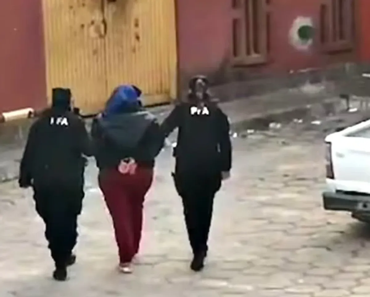 Las primeras horas de Laudelina en la cárcel de Ezeiza