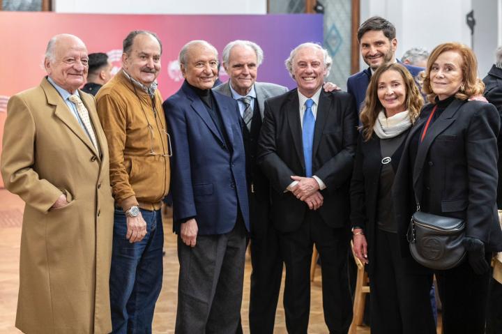 Pullaro agasajó a los convencionales de la Reforma Constitucional de 1994