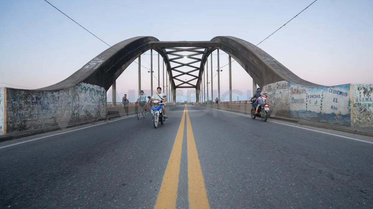 Cierran una semana el Puente Carretero que une Santa Fe con Santo Tomé