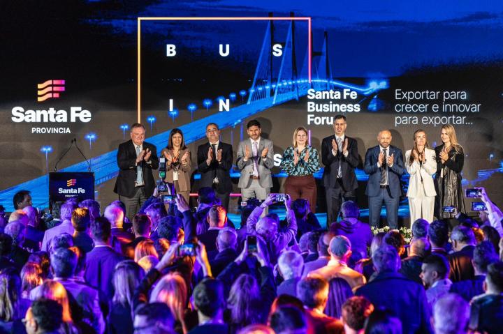 El gobernador inauguró el Santa Fe Business Forum