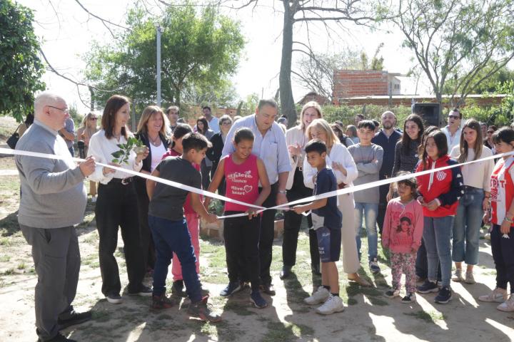 Poletti inauguró un Centro Educativo en Alto Verde
