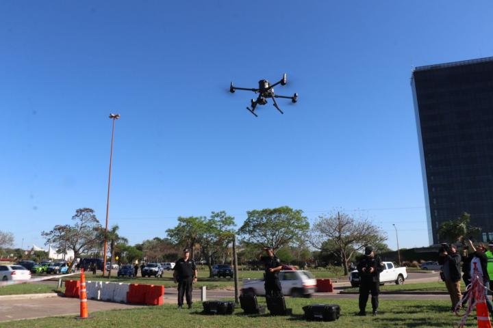 Santa Fe controla con drones la ruta nacional 168