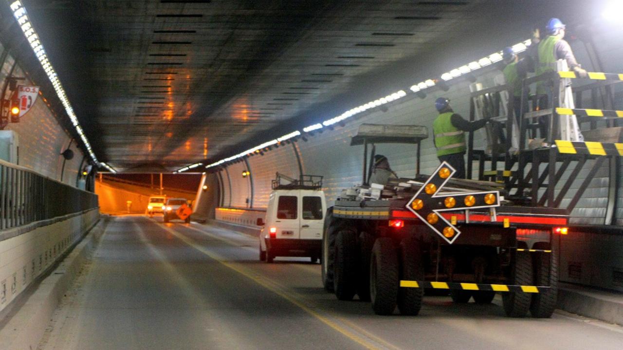 El Túnel Subfluvial con nueva iluminación LED