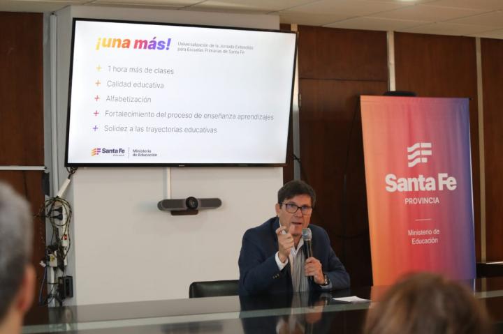 Goity: “La docencia santafesina tiene una gran vocación”