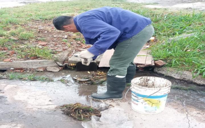 Intensa lluvia en Santa Fe: trabajan en las zonas afectadas