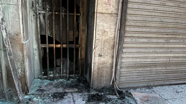 Ataque incendiario en pleno microcentro de Rosario