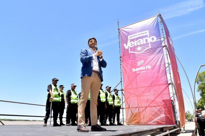 Pullaro lanzó desde Rosario el Operativo Verano