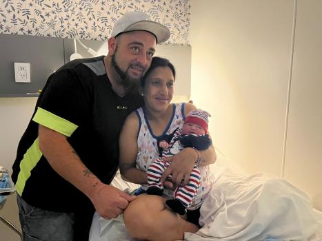 ¡Bienvenido Vitorio! El primer nacimiento de 2025 en Santa Fe