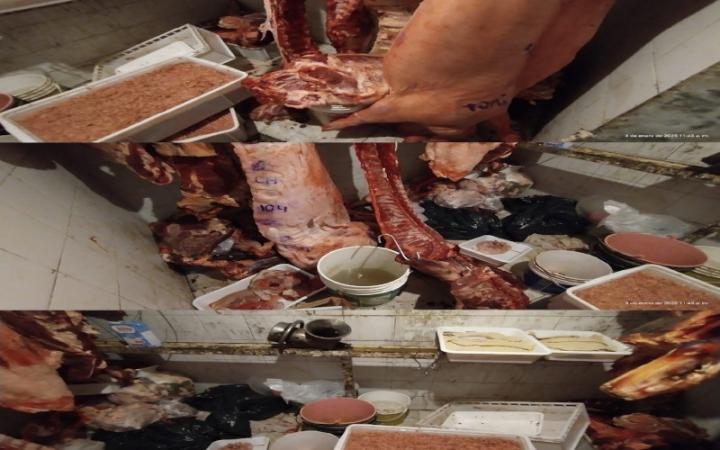 Decomisan más de 1 tonelada de carne en mal estado