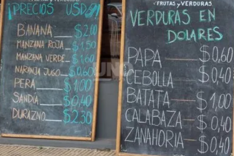 Los precios podrán mostrarse en dólares